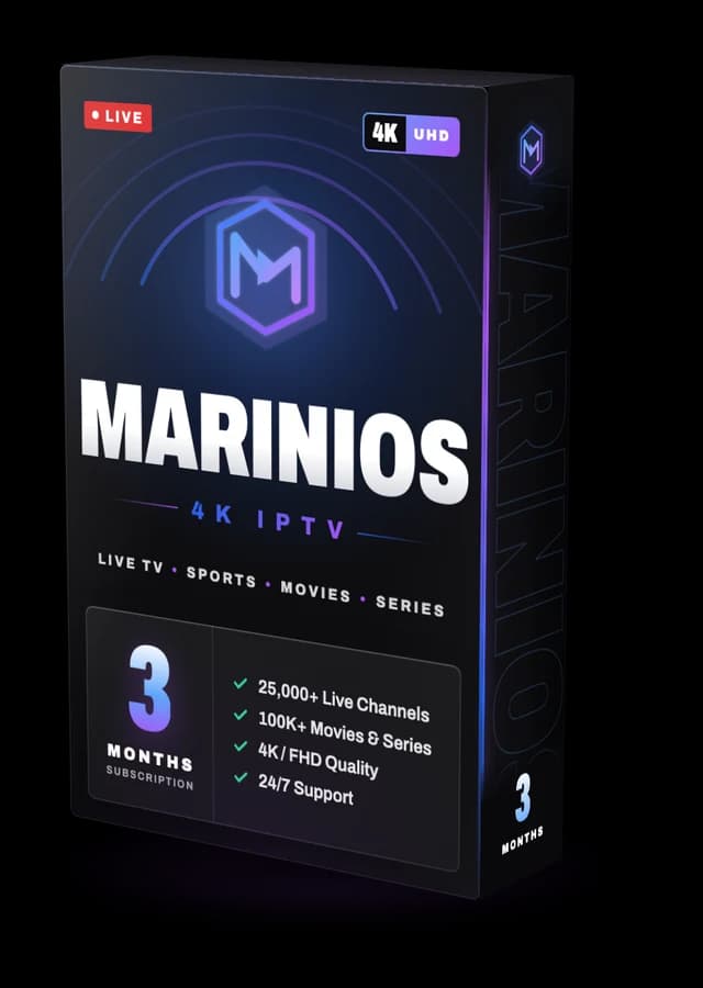 Marinios IPTV 3-month subscription box